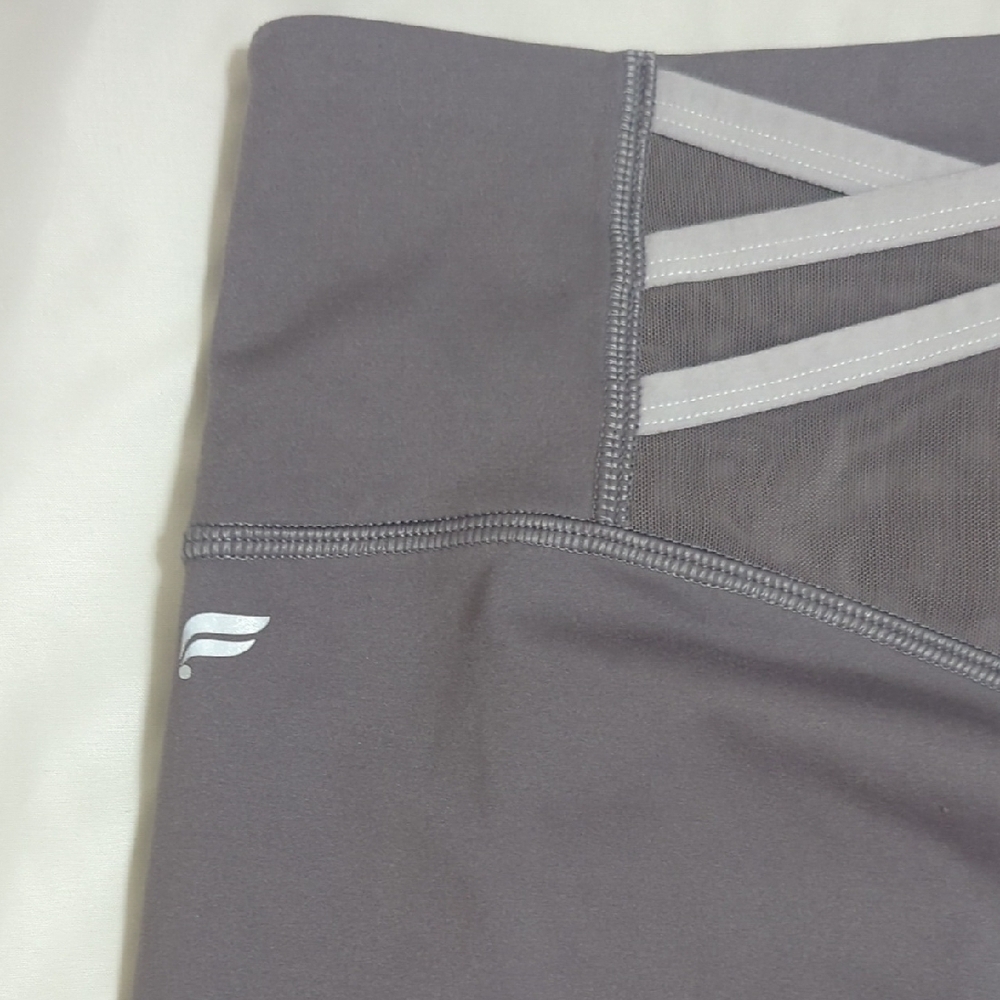 Fabletics Trinity Motion365® High-Waisted Legging, Color Quarry Grey/White Sz S - Picture 12 of 15